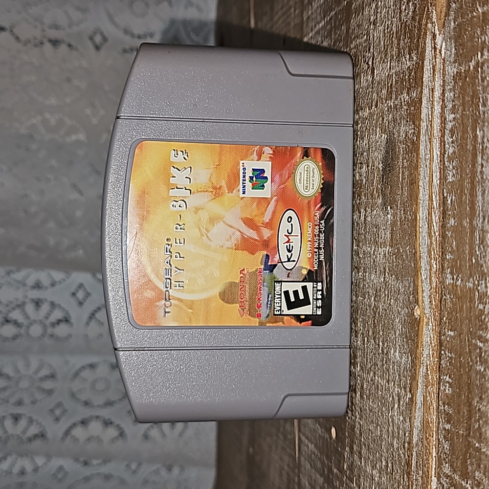 Vintage | Nintendo 64 "Top Gear Hyper-Bike" Game Pak Video Game